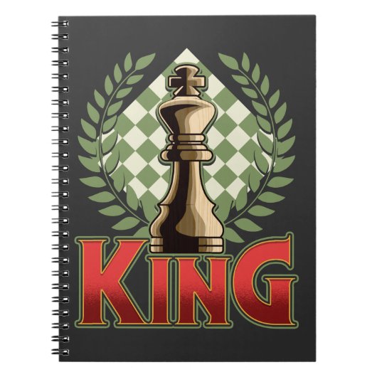 Carnet roi des échecs (Devant)