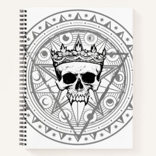 Carnet Roi des morts : Dark Royal Vampire Sigil White