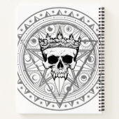 Carnet Roi des morts : Dark Royal Vampire Sigil White (Dos)