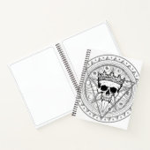 Carnet Roi des morts : Dark Royal Vampire Sigil White (Intérieur)