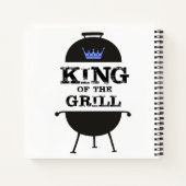Carnet Roi Du Grill, Couronne Bleue Noire (Dos)