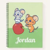 Carnet Rollage Anime Tuffy et Jerry Apple (Devant)