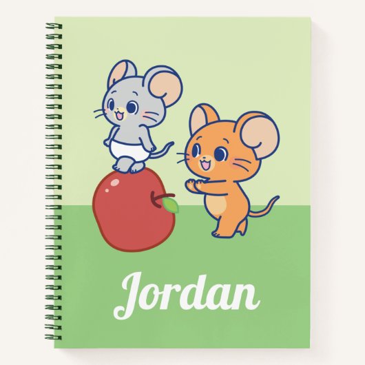 Carnet Rollage Anime Tuffy et Jerry Apple (Devant)