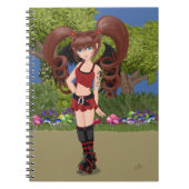 Carnet Roller Derby Anime Patinage de fée (Devant)