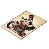 Carnet Roller Derby Biker Chick (Côté gauche)