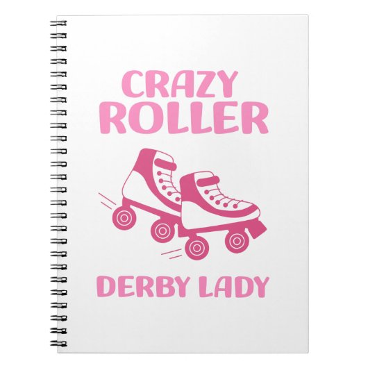 Carnet Roller Derby Player (Devant)