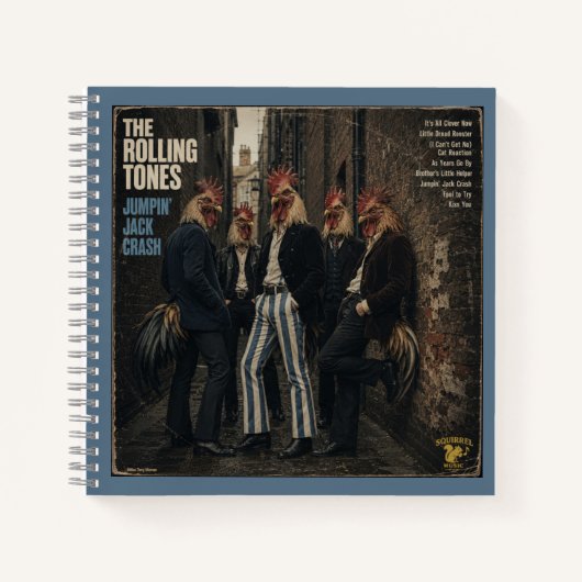 Carnet Rolling Tones : une parodie (Devant)