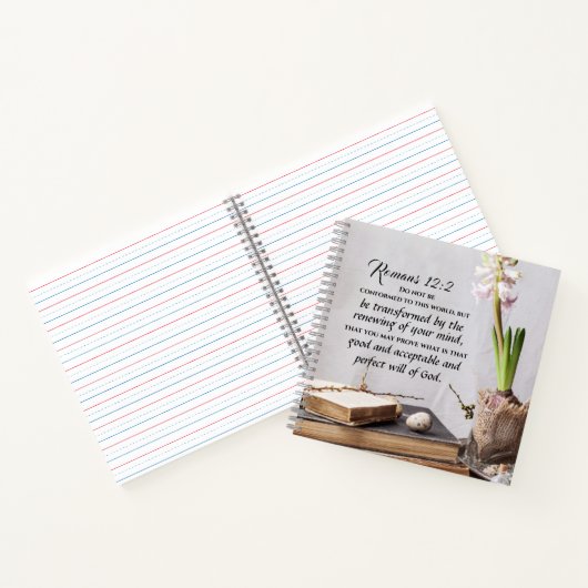 Carnet Romains 12:2 Ne pas être Conformé à ce Monde (Intérieur)