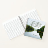 Carnet Romains 5:3-4 Nous nous réjouissons de nos Souffer (Intérieur)