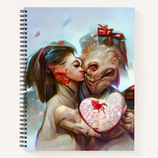 Carnet Romance Alien lunatique (Devant)