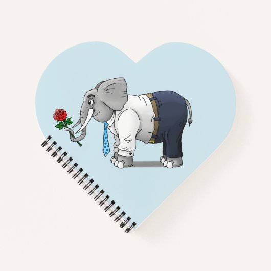 Carnet Romance avec un éléphant (Devant)