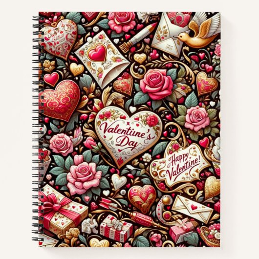 Carnet Romance intemporelle : un classique de la Saint-Va (Devant)