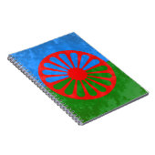 Carnet Romani flag (Côté Droit)