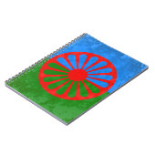 Carnet Romani flag (Côté gauche)