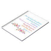 Carnet Romans 15 Bible Verse Design (Côté gauche)