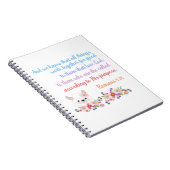 Carnet Romans 8 Bible Verse Design (Côté Droit)