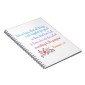 Carnet Romans 8 Verset Bible Design (Côté Droit)