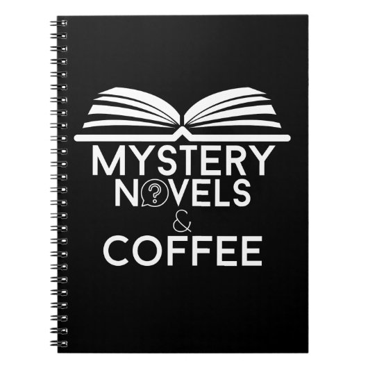 Carnet Romans à énigmes et café (Devant)