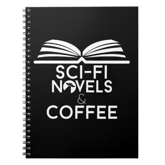 Carnet Romans de science-fiction et café (Devant)