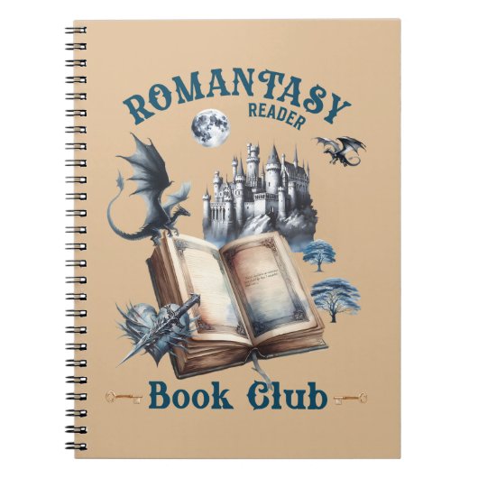 Carnet Romantasy Reader Dragon Book Club Castle (Devant)