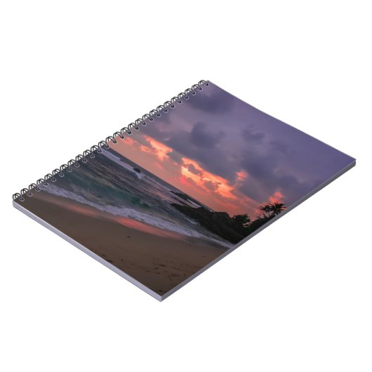 Carnet Romantic Beach at Dusk (Côté gauche)