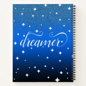 Carnet Romantic Ombre Midnight Blue Starry Dreamer (Dos)