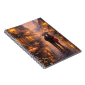 Carnet Romantic Paris Rain Spiral Notebook (Côté Droit)