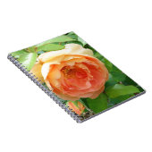 Carnet Romantique élégant Rose orange (Côté Droit)