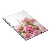Carnet Romantique Mariage Love Soft Rose Flower Bouquet (Côté Droit)