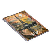 Carnet Romantique Paris France Vintage (Côté Droit)