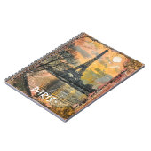 Carnet Romantique Paris France Vintage (Côté gauche)