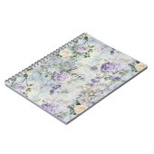 Carnet Romantique Purple Lavender Crème Florale (Côté gauche)