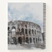 Carnet Rome Italie Colisée Voyage Art Vintage (Dos)