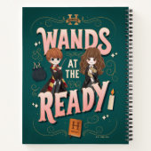 Carnet Ron & Hermione Wands au Ready (Dos)