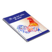 Carnet Rooster Aquarelle Poulet Oiseau Cockerel Farm (Côté Droit)
