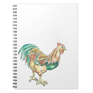 Carnet Rooster Art