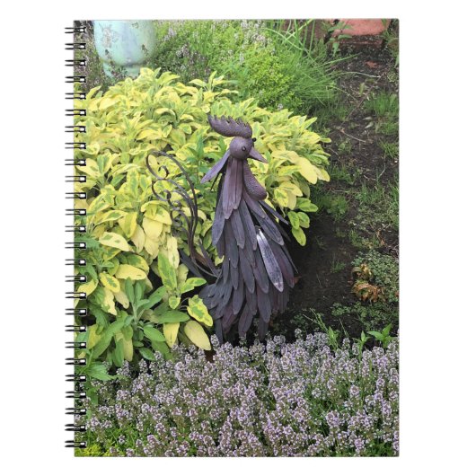 Carnet Rooster en métal (Devant)