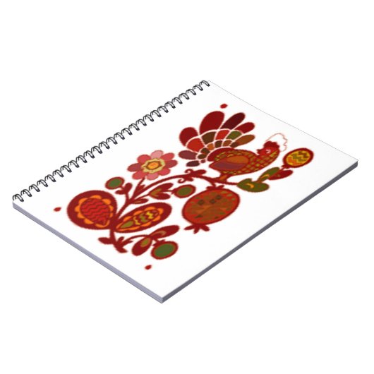 CARNET ROOSTER ET FLEURS (Côté gauche)