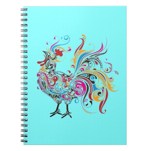 Carnet Rooster sauvage (Devant)