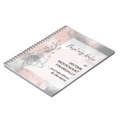 Carnet Rosa et Gris BossLady Règle 1 Citation Motivante (Côté gauche)