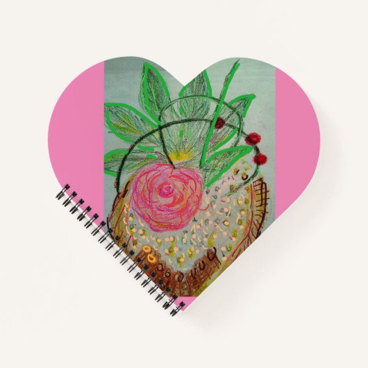 Carnet Rosa rose (Devant)