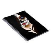 Carnet Rosa Sugar Skull Portrait (Côté Droit)