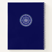 Carnet Rosace bleue (Dos)