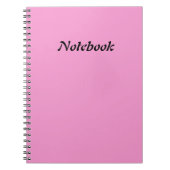 carnet rose (Devant)