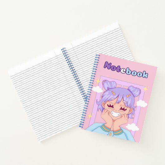 Carnet 🌸 rose 🌷 ✨ 💜 (Intérieur)