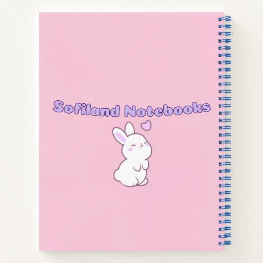 Carnet 🌸 rose 🌷 ✨ 💜 (Dos)