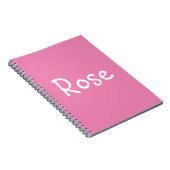 Carnet Rose (Côté Droit)