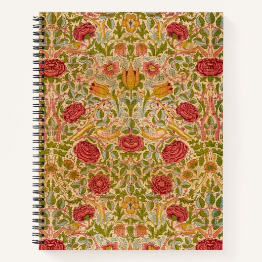Carnet Rose, 1883 par William Morris (Devant)