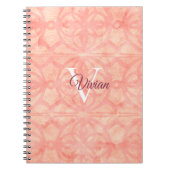 Carnet rose abricot (Devant)