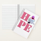 Carnet rose Anna's Hummingbird Photo HOPE 8x5 (À l'intérieur)